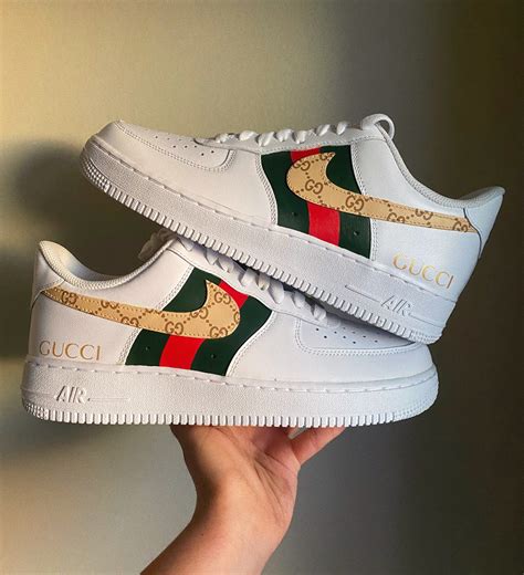 gucci airforce ones|gucci nike air force ones.